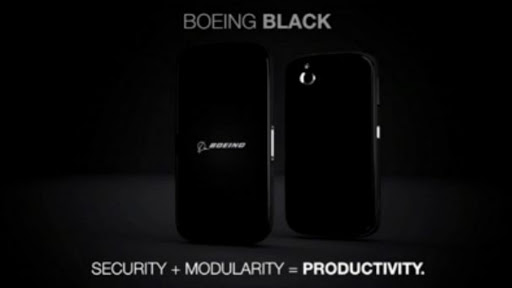 Boeing's black phone. File photo