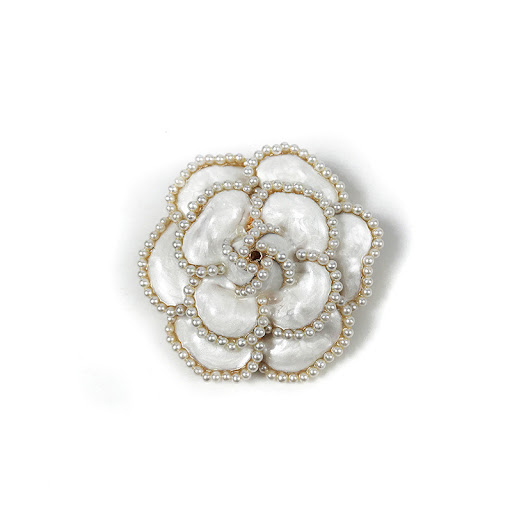 Title 1, Elegant Camellia brooch for adorning your cloth...