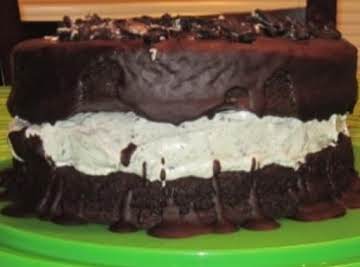 Chocolate-Covered Oreo Cookie Cake