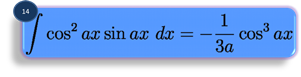 integration formula