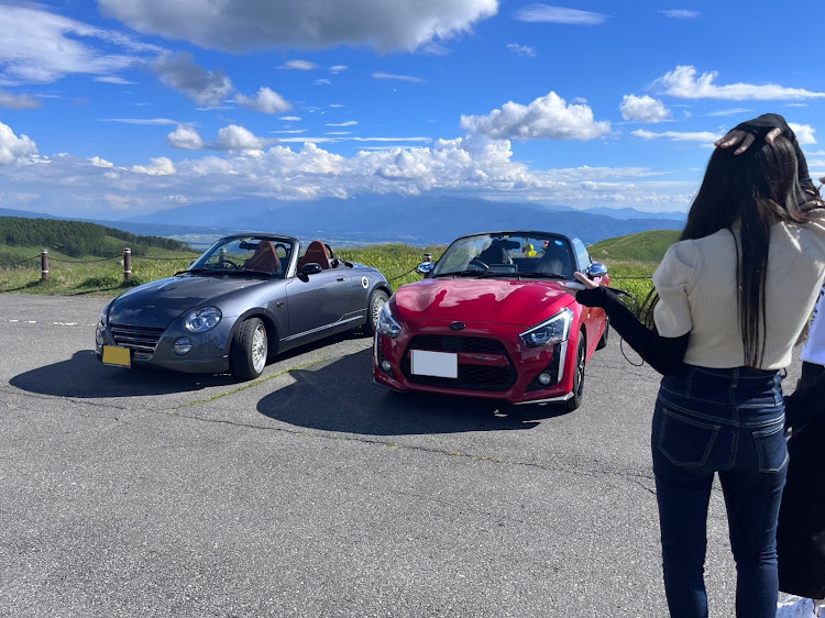 コペンのシロッコ・ビーナスライン・美ヶ原高原・日焼け対策は万全にに関するカスタム事例の投稿画像3枚目