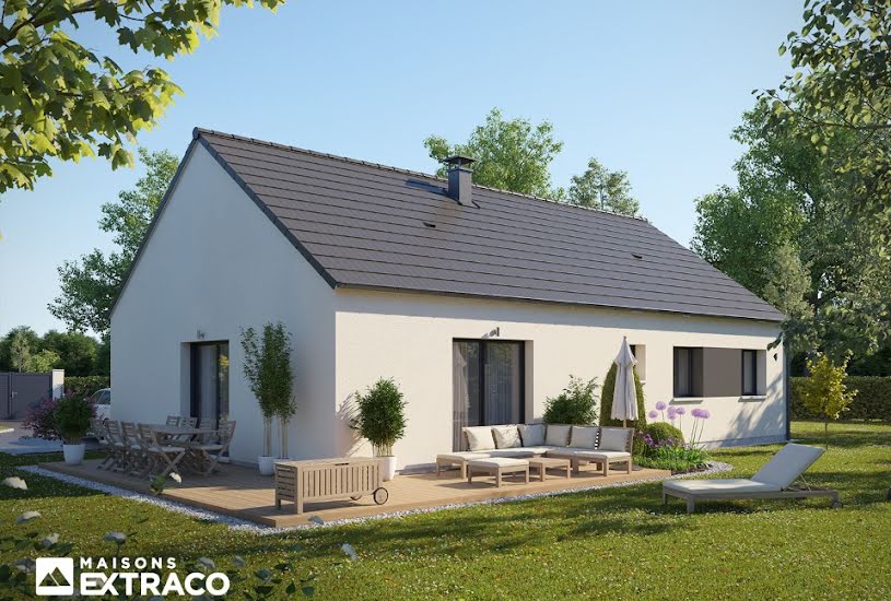  Vente Terrain + Maison - Terrain : 650m² - Maison : 105m² à Fresne-le-Plan (76520) 