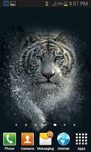 White Tiger Water LWP screenshot 2