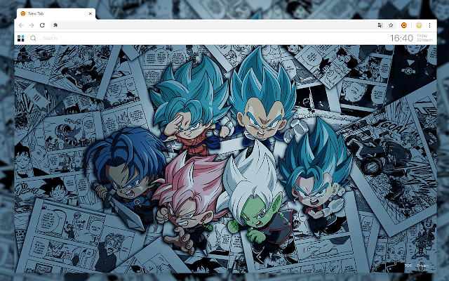 Dragon Ball Super Wallpapers New Tab Theme