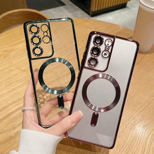 Title 7, Electroplated Magnetic Mobile Phone Case Wirele...
