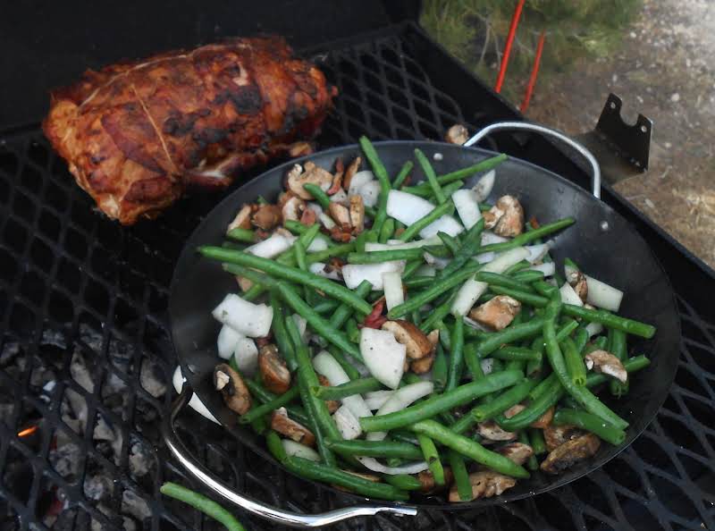 Grilled Fresh Green Beans