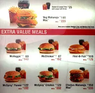 McDonald's menu 3