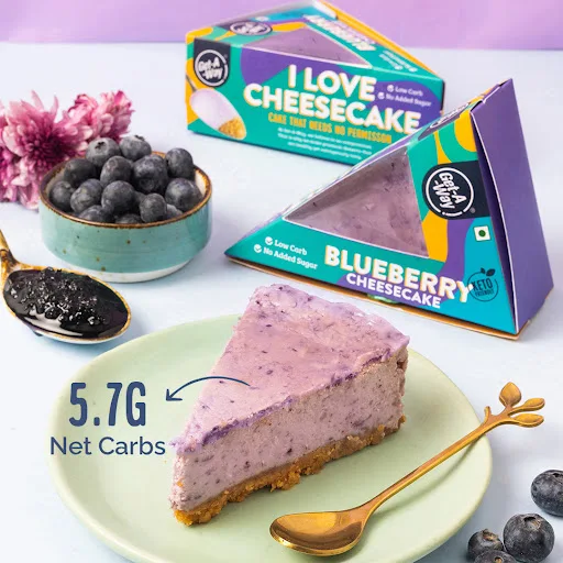 Blueberry Cheesecake Slice