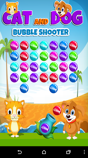 Cat and Dog Bubble Shooter