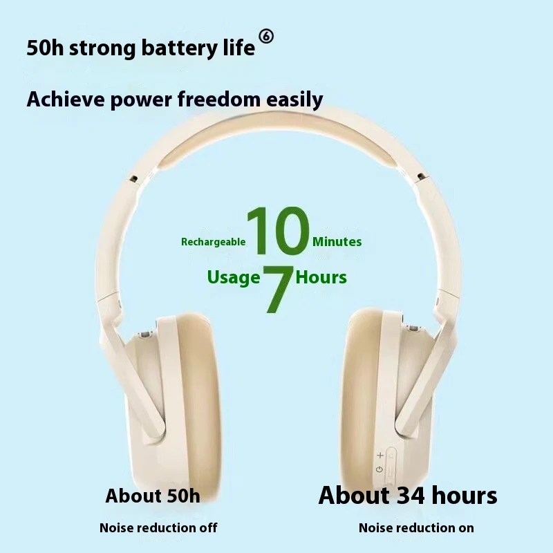 Double Gold Standard Active Noise Reduction Bluetooth Headset delivers immersive audio, blocking distractions for clear 