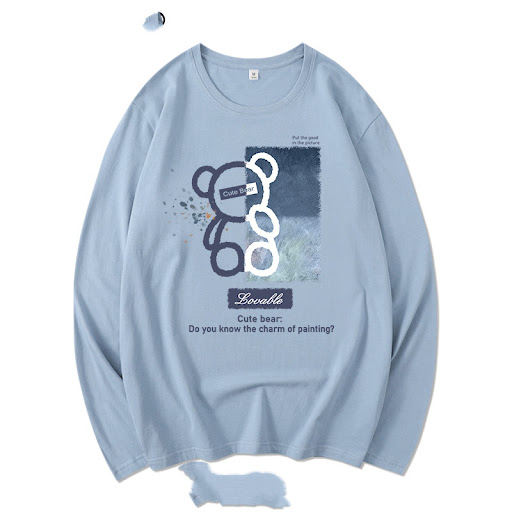 Title 3, Mens Long-sleeved T-shirt Pure Cotton Inner We...
