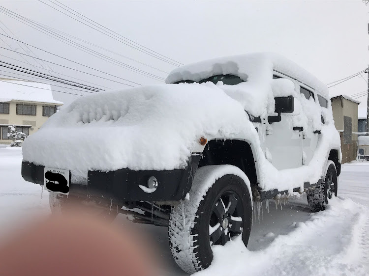 ラングラーアンリミテッドのJEEP・JKラングラー・大雪・安比高原スキー場・温泉民宿かわのに関するカスタム事例の投稿画像1枚目
