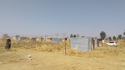 People have illegally occupied land in Olievenhoutbosch, Tshwane, and erected shacks.