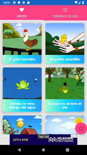 Canciones y videos infantiles.