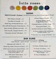 Lollo Rosso menu 1