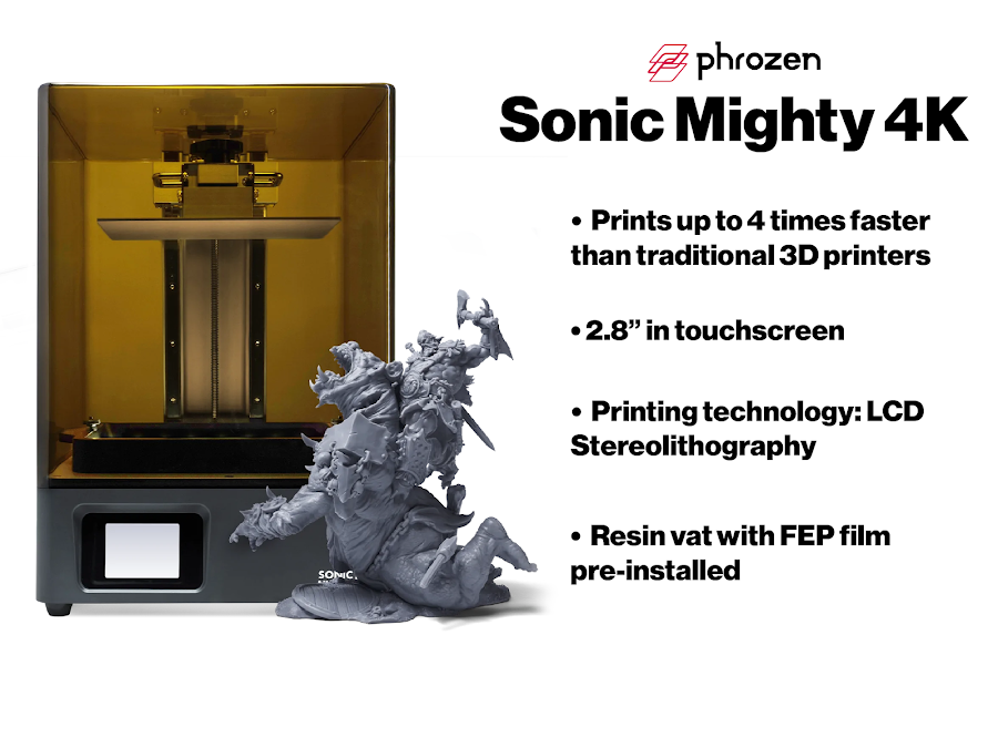 Phrozen Sonic Mighty 4K LCD 3D Printer