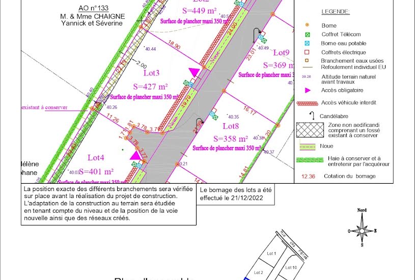  Vente Terrain à bâtir - à Prahecq (79230) 