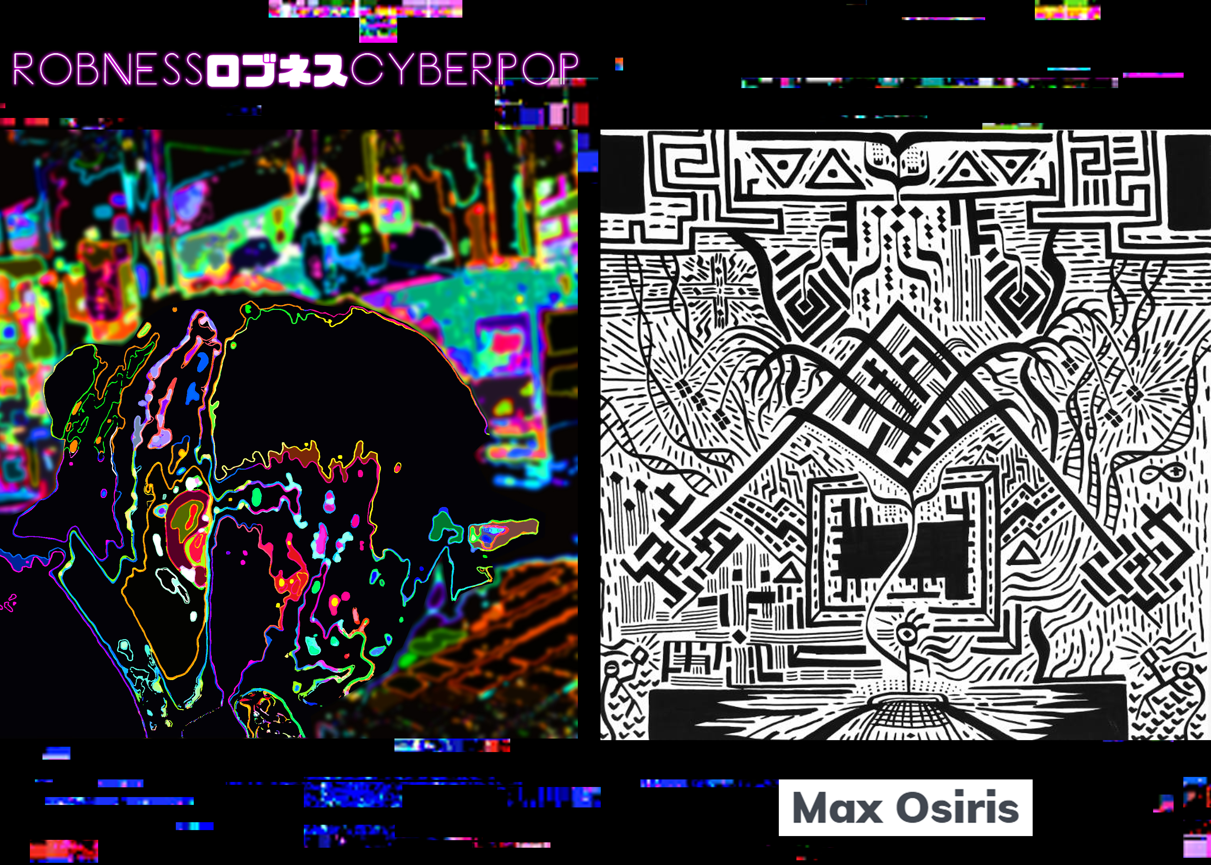 ROBNESS CYBERPOP / MAX OSIRIS (CRYPTO ART 'SPLIT') SHAREWARE ART - Stay  Decentralized | OpenSea