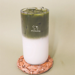 Iced Genmaicha Milk