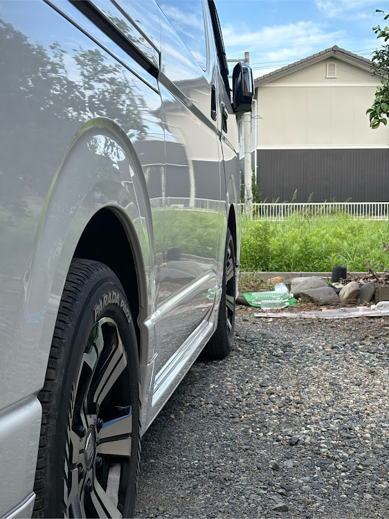 ハイエースバンのいつもいいね＆コメントありがとうございます・字光式ナンバー愛好会・また、行きたい場所・悪そうな顔選手権・AI加工に関するカスタム事例の投稿画像6枚目