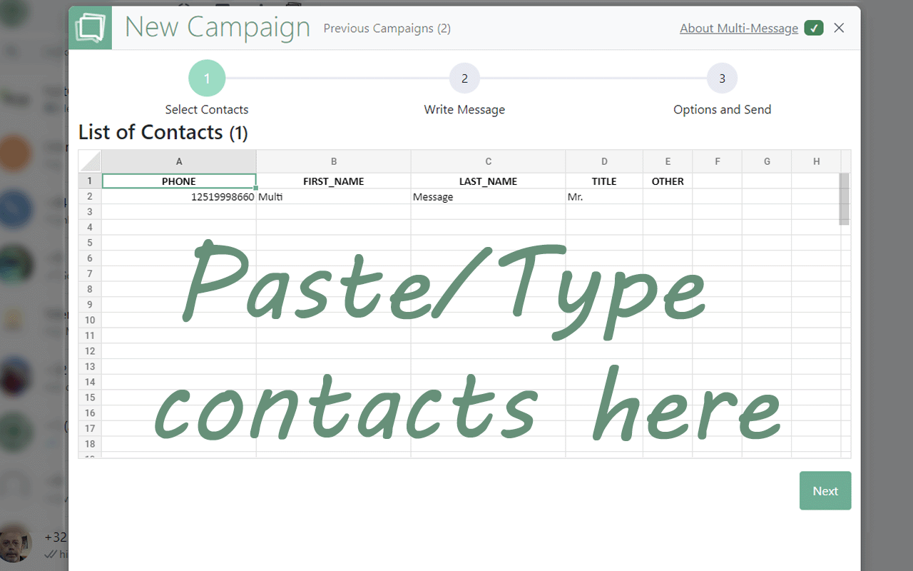 Excel to WhatsApp automation | Multi-Message Preview image 4