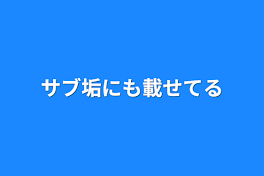 サブ垢にも載せてる