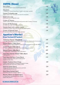 Tana Bana Restaurant menu 2