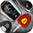 Keys simulator and cars sounds icon