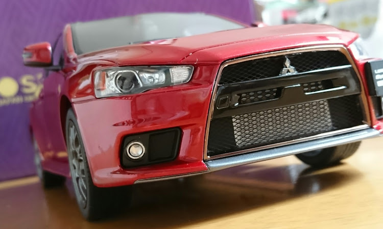 ランサーエボリューションのミニカー・京商・京商1/18ミニカー・サムライ・SAMURAIに関するカスタム事例の投稿画像3枚目