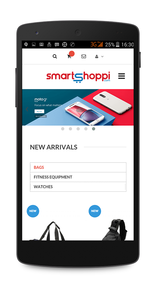 Android application SMARTSHOPPI screenshort