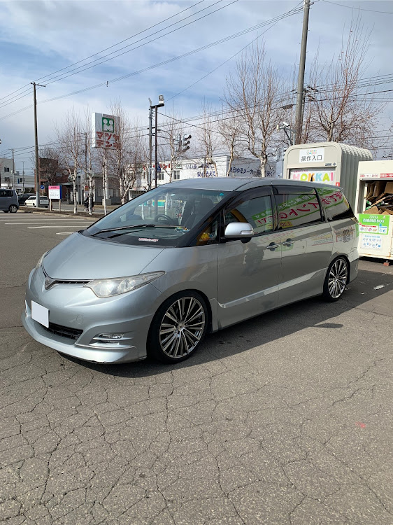 エスティマのホイール交換に関するカスタム事例の投稿画像1枚目