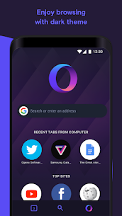 Opera Touch the fast new web browser v2.6.1 MOD APK 3