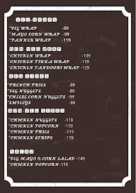 The Tower Burger menu 1