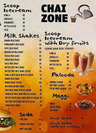 Chai Zone menu 3