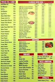 The Gr8 Taste Of India menu 2