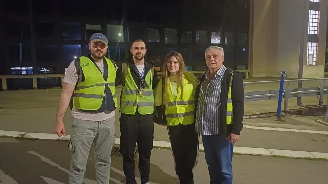 Studenti iz Novog Pazara na protestu ispred RTS: U Beogradu smo kao kod kuće, svi nas ljube