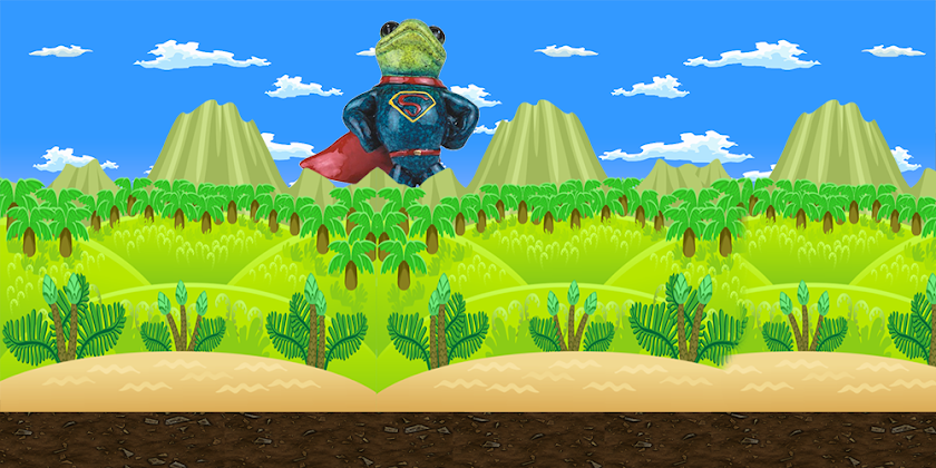 the amazing frog Screen 1