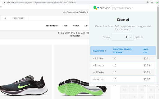 Clever Ads Keyword Planner