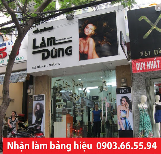 thiết kế thi công bảng hiệu hệ thống shop giày dép và cửa hàng trời 11