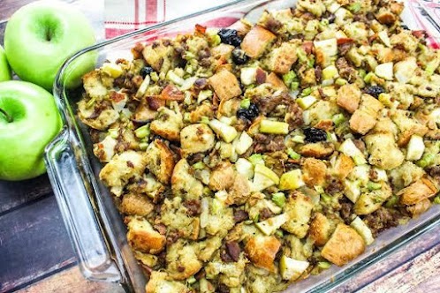 Sausage Bacon Apple Stuffing