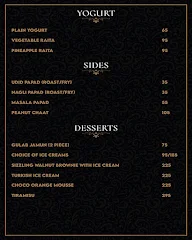 SKYFIVE Lounge menu 4