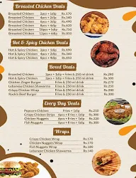 Mr Foody menu 2