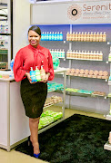 Sarinah Matema-Morgans, the founder and managing director of Serenitii Luxury Body Care products. /Supplied