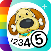 Color by Numbers - Dogs +