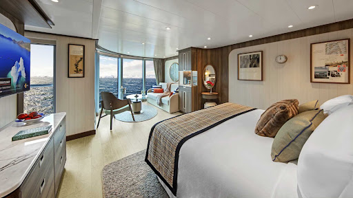 Panorama Veranda Suite.jpg - The Panorama Veranda Suite of Seabourn Venture. 