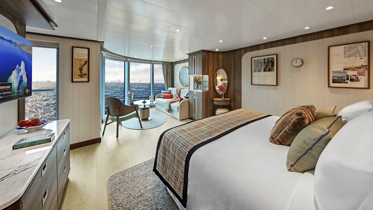 The Panorama Veranda Suite of Seabourn Venture. 