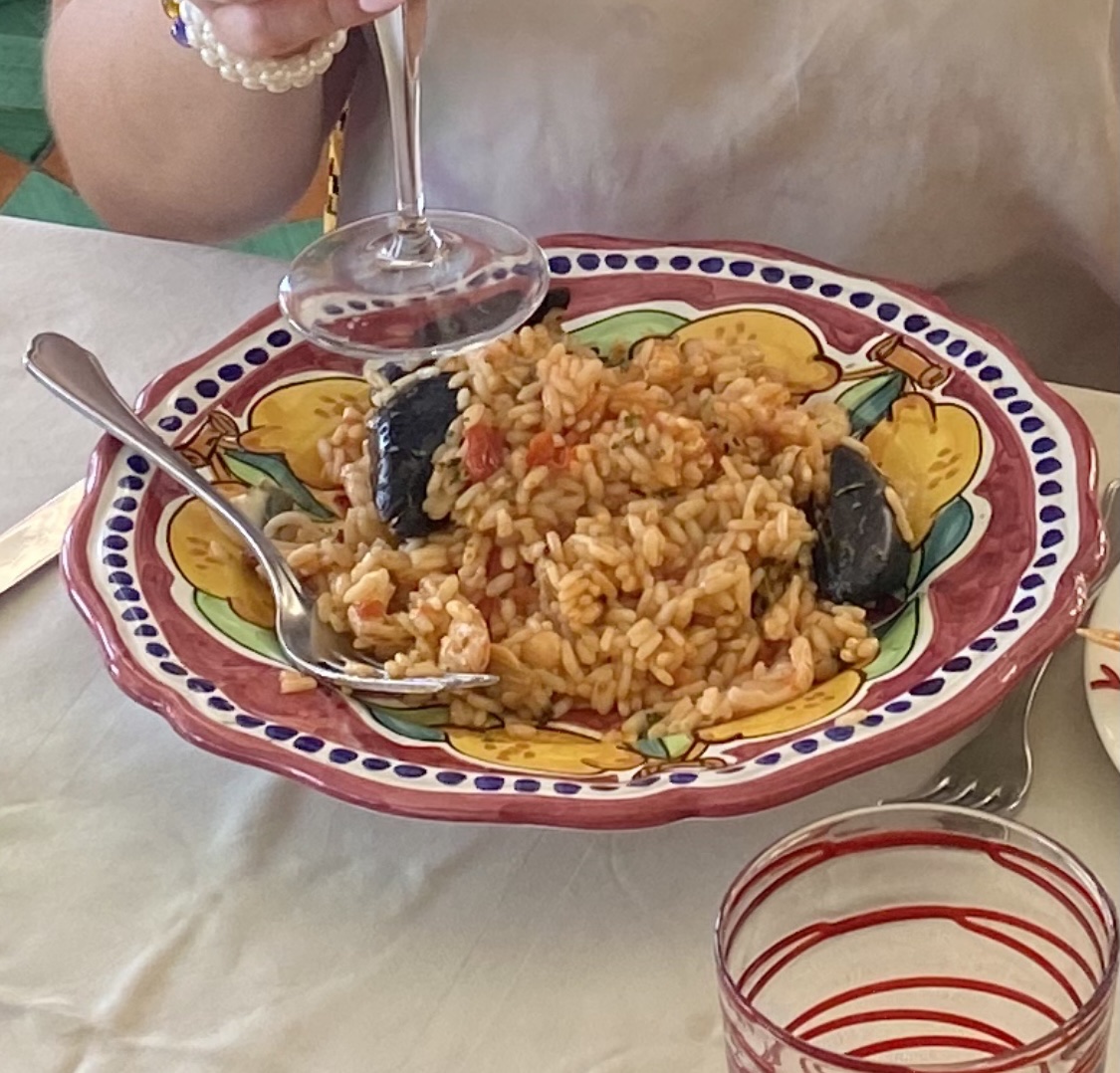 gf df seafood risotto