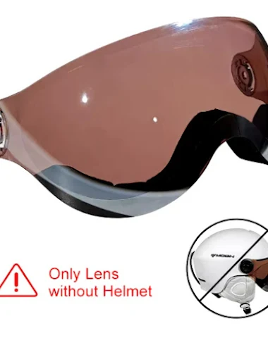 Ski helmet with goggles - 3
