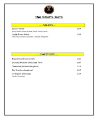 The Chef's Cafe' menu 1