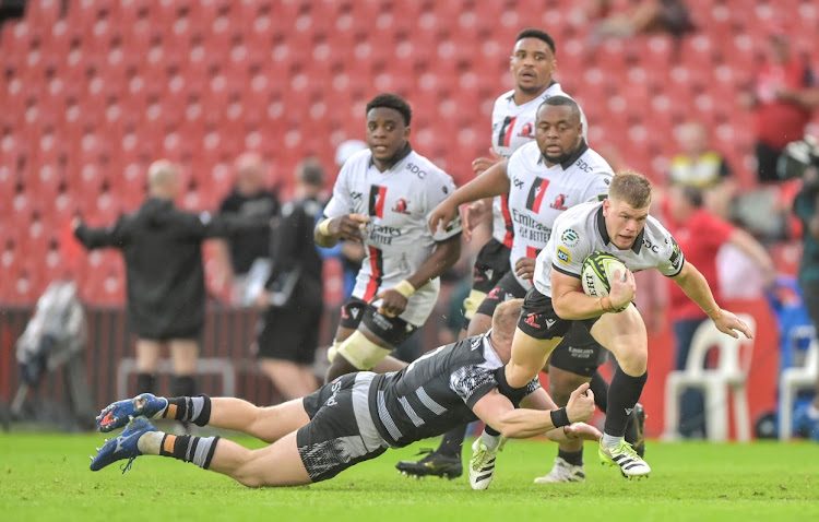 Lions scrumhalf Morne van den Berg during the team's last match in the EPCR Challenge Cup against Newcastle Falcons at Ellis Park on the 16th of last month.